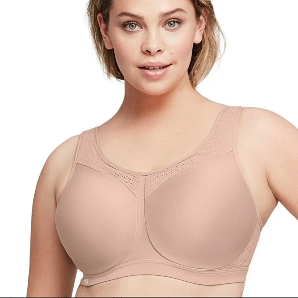 Glamorise MagicLift Seamless Sport Bra Cafe - 44H